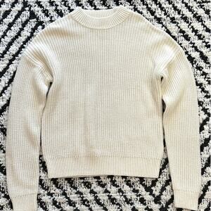 Treasure & Bond Knit Sweater Cream Girls Large 10/12 NWOT